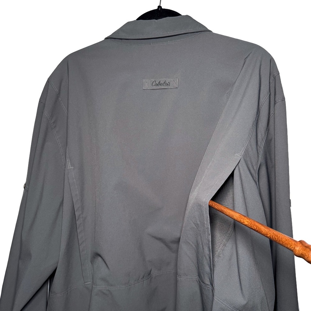 Cabela’s Guidewear Men’s 3XL Outdoor Button Down Vented Long Shirt UPF Fishing - Picture 8 of 12